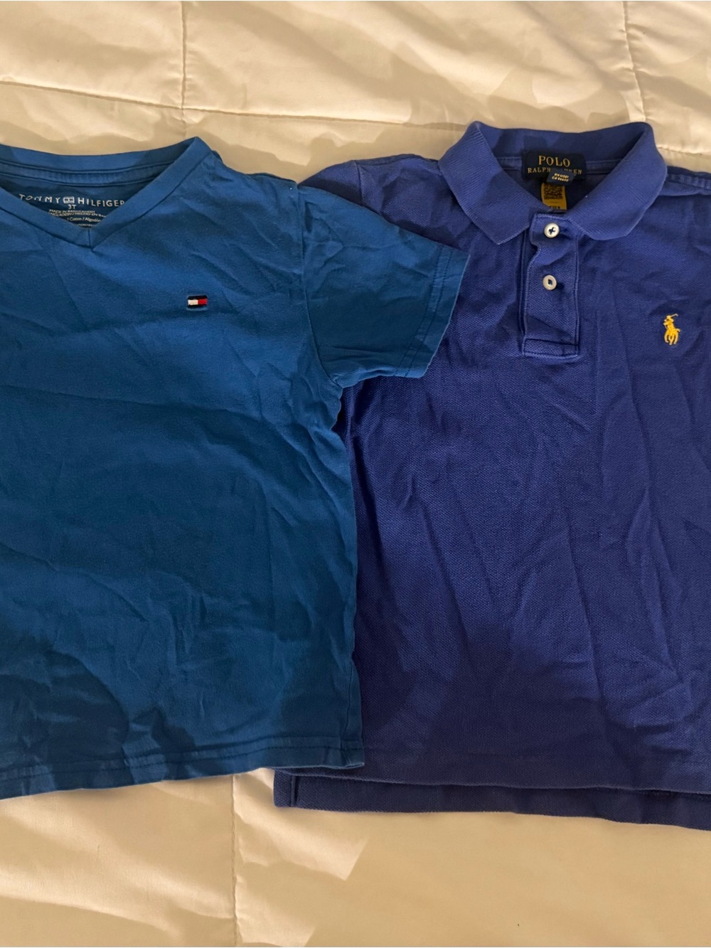 Polo by Ralph Lauren Boys Blue Polo with Yellow Pony
